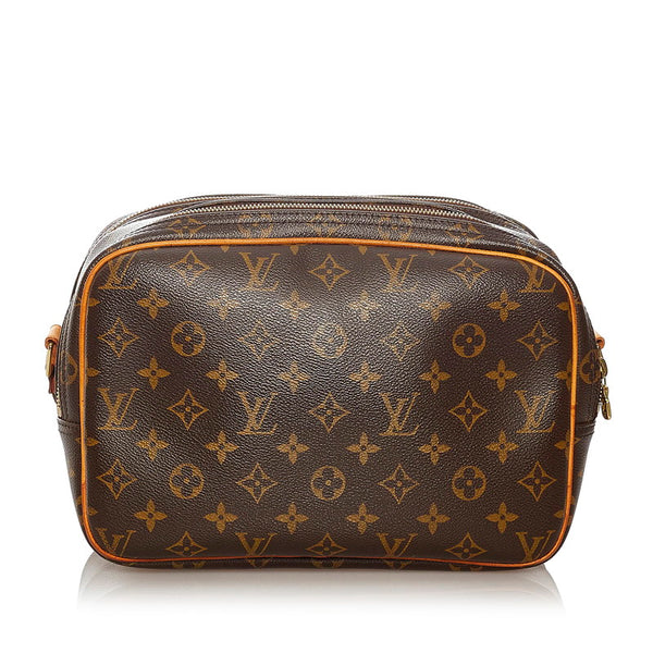 ルイ ヴィトン モノグラム リポーターPM ショルダーバッグ M45254 ブラウン PVC レザー レディース LOUIS VUITTON 【中古】