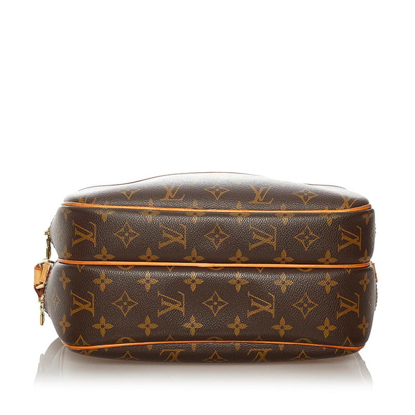 ルイ ヴィトン モノグラム リポーターPM ショルダーバッグ M45254 ブラウン PVC レザー レディース LOUIS VUITTON 【中古】