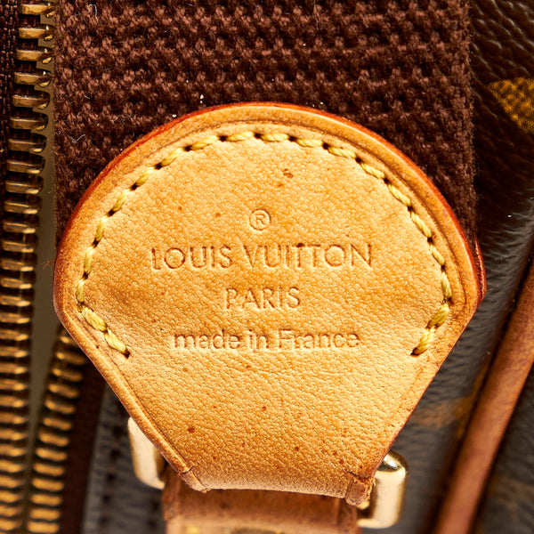 ルイ ヴィトン モノグラム リポーターPM ショルダーバッグ M45254 ブラウン PVC レザー レディース LOUIS VUITTON 【中古】