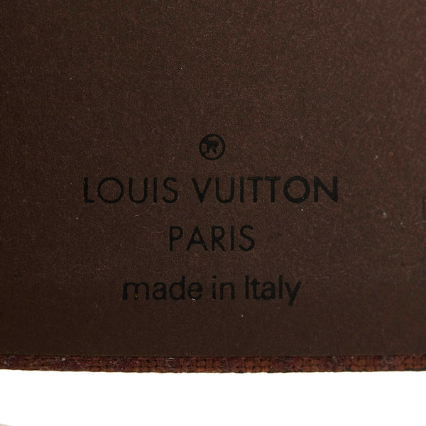 ルイ ヴィトン モノグラム ミニカルネ ジュール メモ帳 手帳 ノート ブラウン PVC レザー レディース LOUIS VUITTON 【中古】