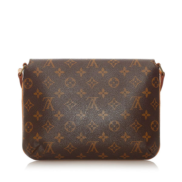 ルイ ヴィトン モノグラム ミュゼットタンゴ ショルダーバッグ M51257 ブラウン PVC レザー レディース LOUIS VUITTON 【中古】