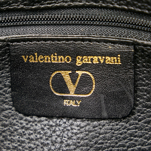 ヴァレンティノ ガラバーニ ハンドバッグ ブラック レザー メンズ VALENTINO 【中古】