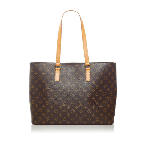 ルイ ヴィトン モノグラム ルコ トートバッグ M51155 ブラウン PVC レザー レディース LOUIS VUITTON 【中古】