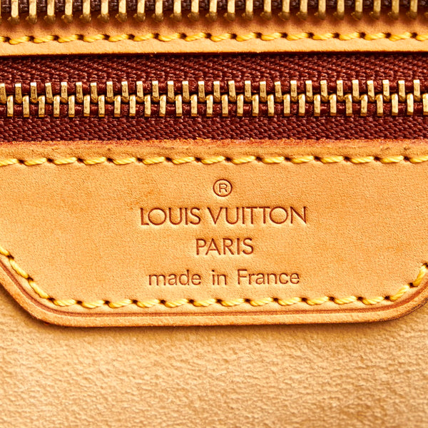 ルイ ヴィトン モノグラム ルコ トートバッグ M51155 ブラウン PVC レザー レディース LOUIS VUITTON 【中古】