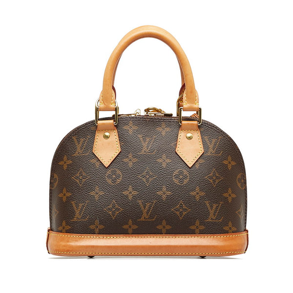 ルイ ヴィトン モノグラム アルマBB ハンドバッグ ショルダーバッグ 2WAY M53152 ブラウン PVC レザー レディース LOUIS VUITTON 【中古】