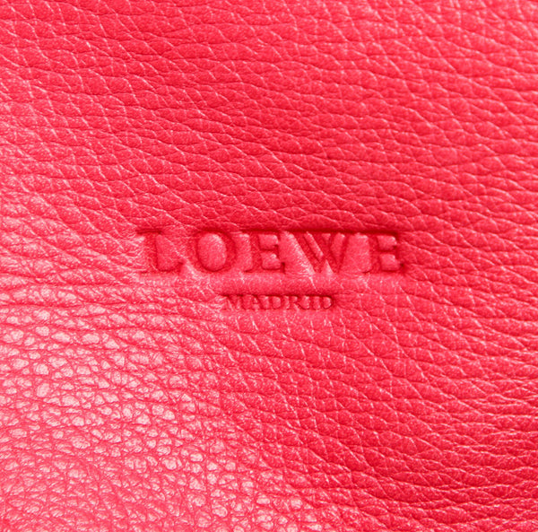 ロエベ ピンク レザー トートバッグ レディース LOEWE 中古