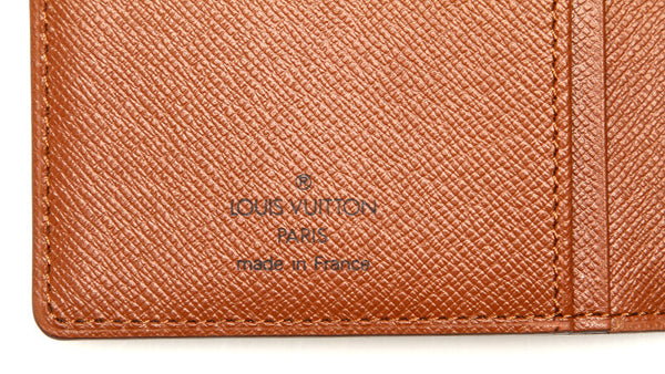 ルイ ヴィトン モノグラム ポルト バルール カルトクレディ M61823 ブラウン PVC レザー 札入れ メンズ LOUIS VUITTON 中古