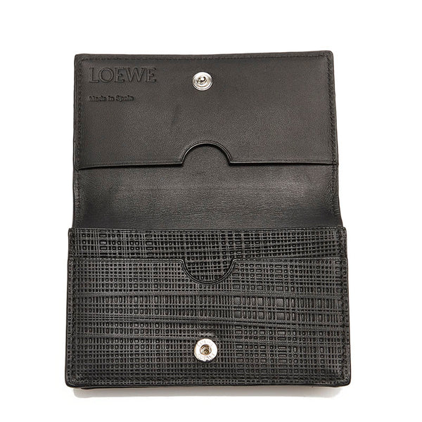 ロエベ ブラック レザー 名刺入れ メンズ LOEWE 【中古】