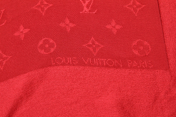 ルイ ヴィトン レッド シルク スカーフ レディース LOUIS VUITTON 中古