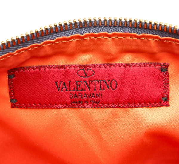 ヴァレンティノ マルチカラー ナイロン クラッチバッグ レディース VALENTINO 中古