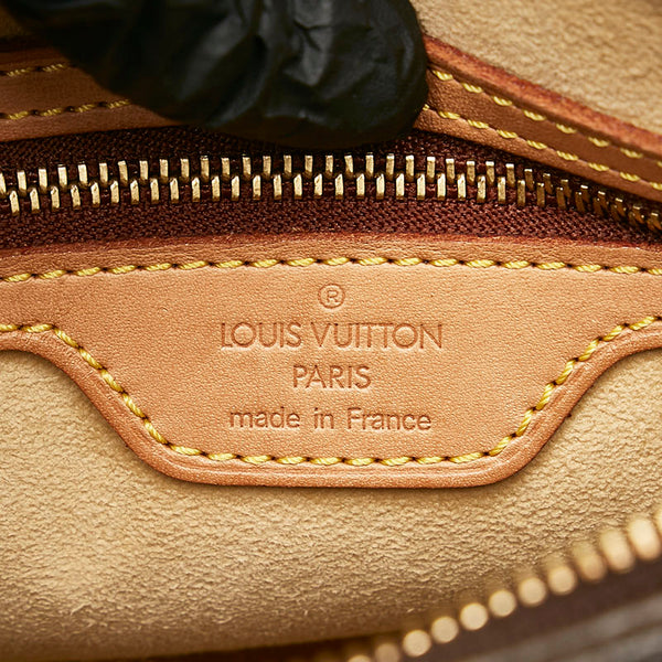 ルイ ヴィトン モノグラム ルーピングMM ショルダーバッグ M51146 ブラウン PVC レザー レディース LOUIS VUITTON 【中古】