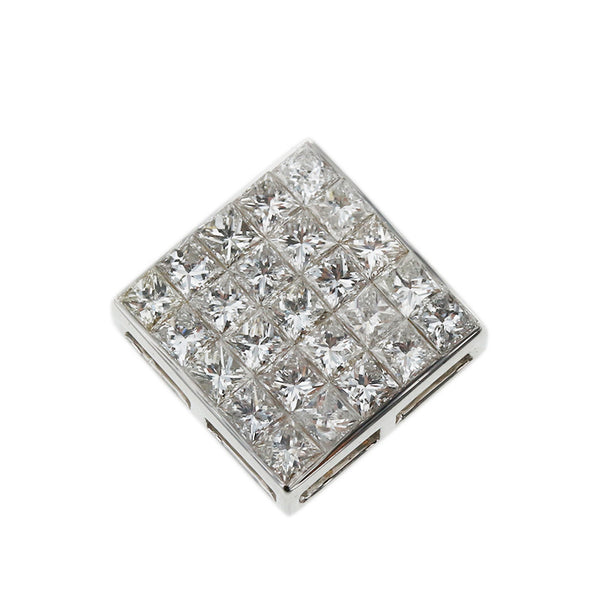 K18WG ホワイトゴールド ダイヤ1.0ct ペンダントトップ レディース 【中古】