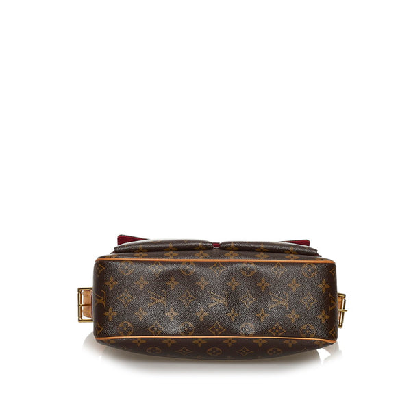 ルイ ヴィトン モノグラム ヴィバ シテGM 肩掛け ショルダーバッグ M51163 ブラウン PVC レザー レディース LOUIS VUITTON 【中古】