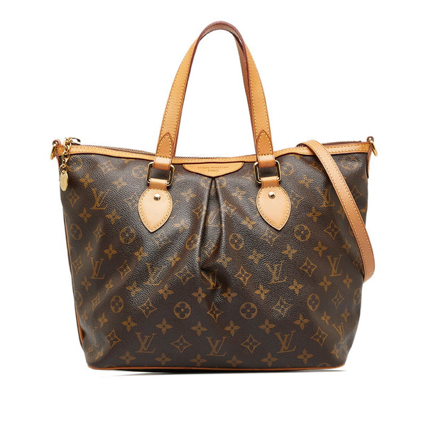 ルイ ヴィトン モノグラム　 パレルモPM ハンドバッグ ショルダーバッグ 2WAY M40145 ブラウン PVC レザー レディース LOUIS VUITTON 【中古】