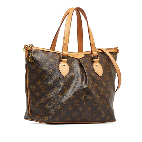 ルイ ヴィトン モノグラム　 パレルモPM ハンドバッグ ショルダーバッグ 2WAY M40145 ブラウン PVC レザー レディース LOUIS VUITTON 【中古】