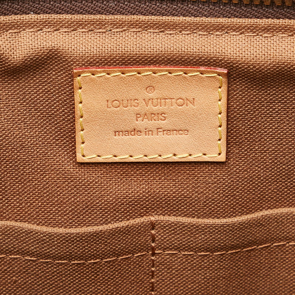 ルイ ヴィトン モノグラム　 パレルモPM ハンドバッグ ショルダーバッグ 2WAY M40145 ブラウン PVC レザー レディース LOUIS VUITTON 【中古】