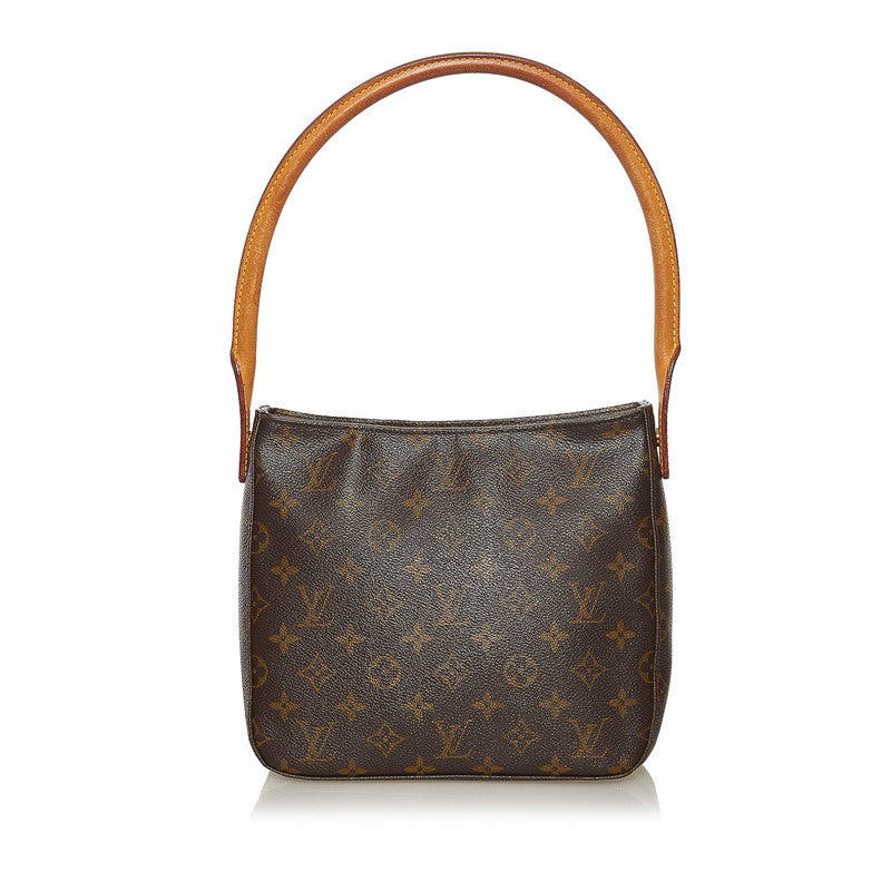 ルイ ヴィトン モノグラム ルーピング ワンショルダーバッグ M51146 ブラウン PVC レザー レディース LOUIS VUITTON 【中古】