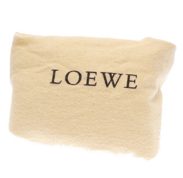 ロエベ グレー レザー ショルダーバッグ レディース LOEWE 中古