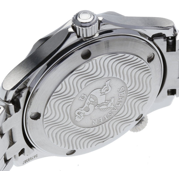 オメガ シーマスター プロフェッショナル 2552.80 シルバー ステンレススチール 腕時計 メンズ OMEGA クオーツ ネイビー文字盤 中古