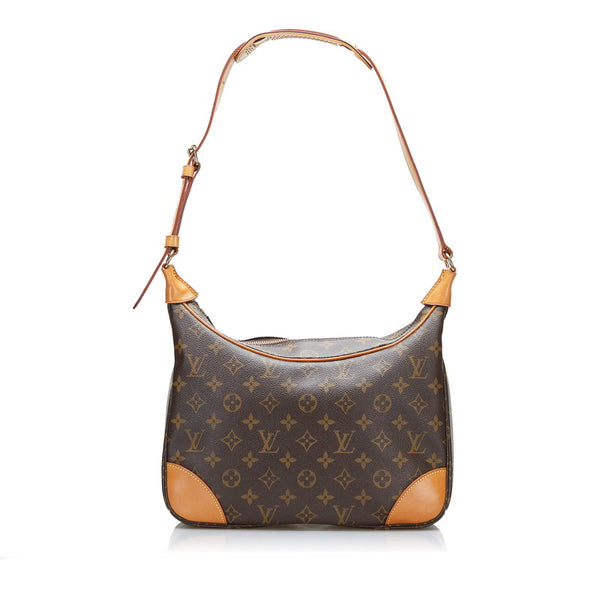 ルイ ヴィトン モノグラム ブローニュ30 ショルダーバッグ M51265 ブラウン PVC レザー レディース LOUIS VUITTON 【中古】