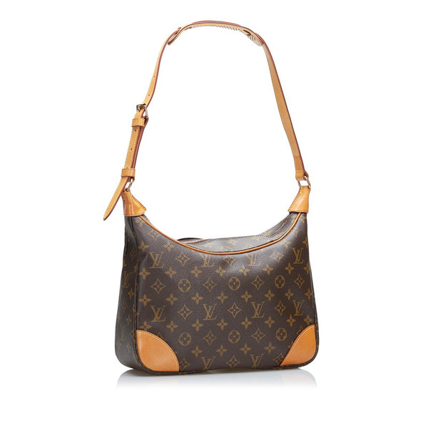 ルイ ヴィトン モノグラム ブローニュ30 ショルダーバッグ M51265 ブラウン PVC レザー レディース LOUIS VUITTON 【中古】