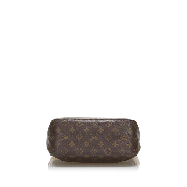 ルイ ヴィトン モノグラム ルーピングMM ショルダーバッグ M51146 ブラウン PVC レザー レディース LOUIS VUITTON 【中古】