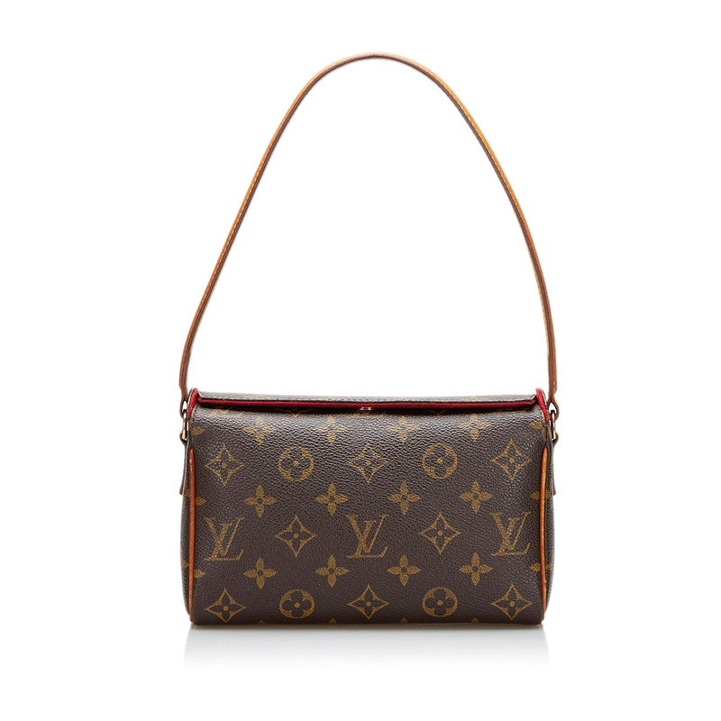 ルイ ヴィトン モノグラム レシタル  ハンドバッグ M51900 ブラウン PVC レザー レディース LOUIS VUITTON 【中古】