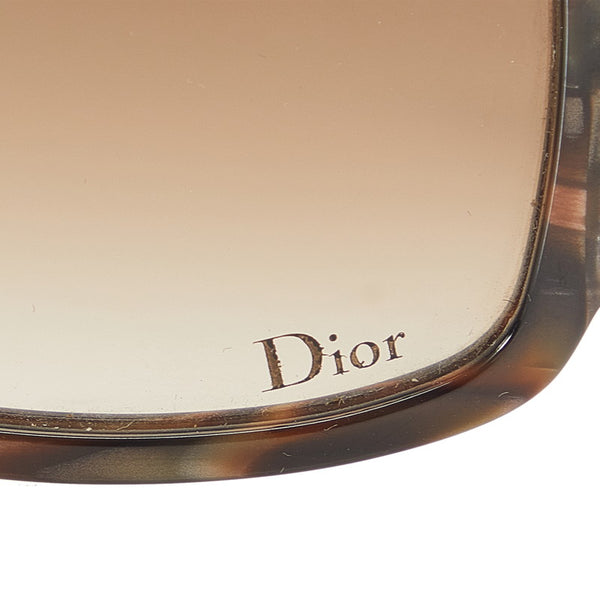 ディオール スクエア COTTAGE3 Dロゴ サングラス ブラウン ベージュ プラスチック レディース Dior 【中古】
