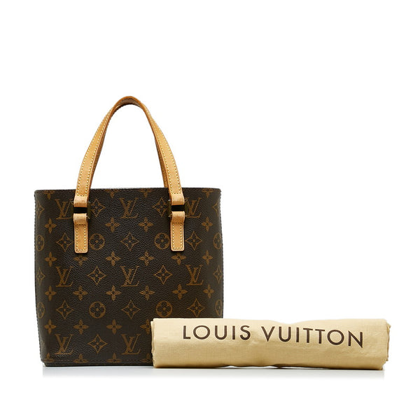 ルイ ヴィトン モノグラム ヴァヴァンPM  ハンドバッグ M51172 ブラウン PVC レザー レディース LOUIS VUITTON 【中古】