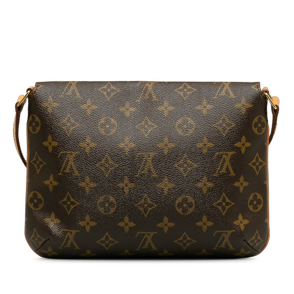 ルイ ヴィトン モノグラム ミュゼット タンゴ ショート ショルダーバッグ M51257 ブラウン PVC レザー レディース LOUIS VUITTON 【中古】