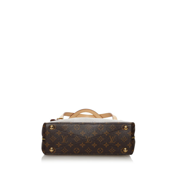 ルイ ヴィトン モノグラム ヴォルテール トートバッグ M41208 ブラウン PVC レザー レディース LOUIS VUITTON 【中古】