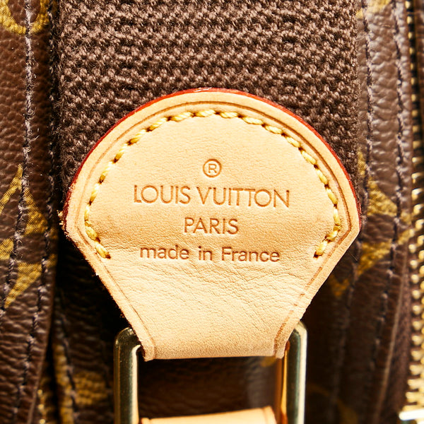 ルイ ヴィトン モノグラム リポーターPM 斜め掛け ショルダーバッグ  M45254 ブラウン PVC レザー レディース LOUIS VUITTON 【中古】