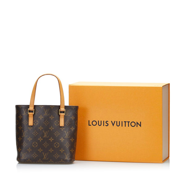 ルイ ヴィトン モノグラム ヴァヴァンPM ハンドバッグ M51172 ブラウン PVC レザー レディース LOUIS VUITTON 【中古】