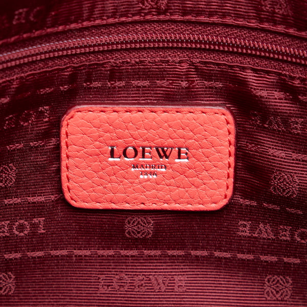 ロエベ アラモ28 ハンドバッグ ショルダーバッグ 2WAY ファイナルレッド レザー レディース LOEWE 【中古】