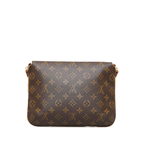 ルイ ヴィトン モノグラム ミュゼット タンゴ ショート ショルダーバッグ M51257 ブラウン PVC レザー レディース LOUIS VUITTON 【中古】