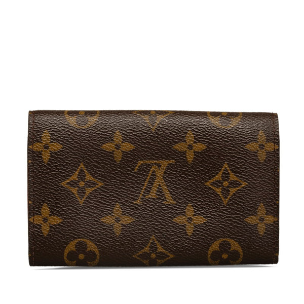 ルイ ヴィトン モノグラム ポルトモネ ジップ コインケース M61735 ブラウン PVC レザー レディース LOUIS VUITTON 【中古】