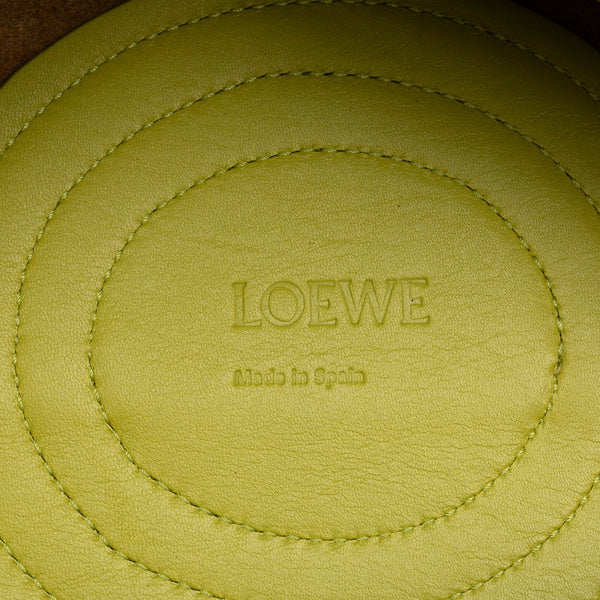 ロエベ パセオバッグ ハンドバッグ ショルダーバッグ 2WAY グリーン レザー レディース LOEWE 【中古】