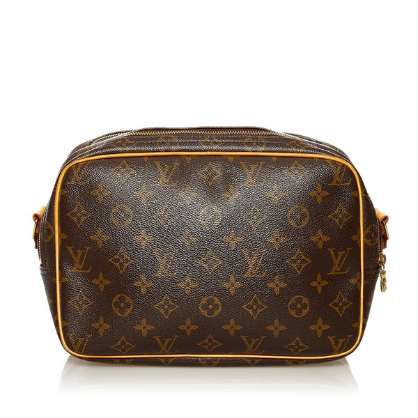 ルイ ヴィトン モノグラム リポーターPM ショルダーバッグ M45254 ブラウン PVC レザー レディース LOUIS VUITTON 【中古】