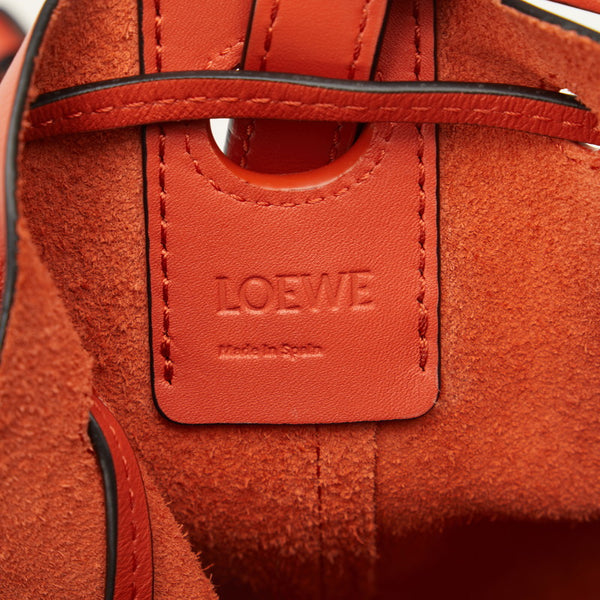 ロエベ バルーンバッグ ミニ ショルダーバッグ ハンドバッグ 2WAY オレンジ レザー レディース LOEWE 【中古】