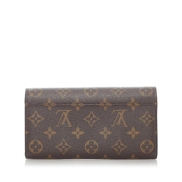 ルイ ヴィトン モノグラム ポルトフォイユ サラ 長財布 M60531 ブラウン PVC レディース LOUIS VUITTON 【中古】