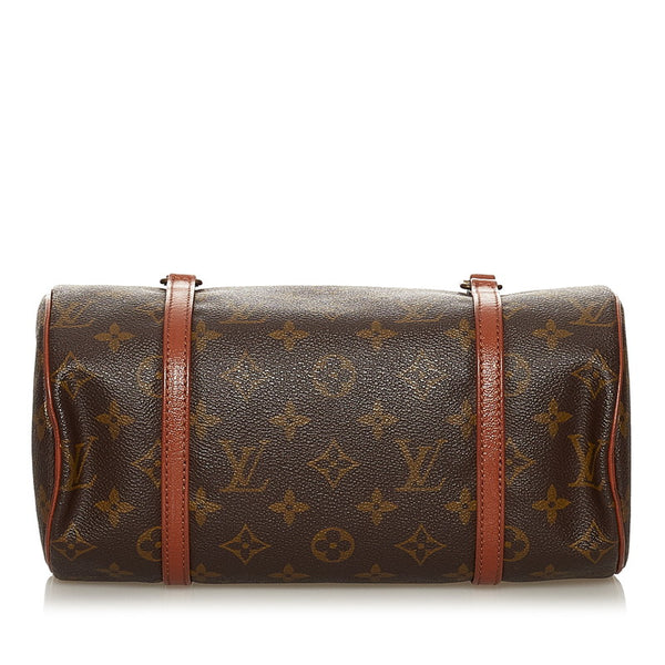 ルイ ヴィトン モノグラム 旧 パピヨン M51366 ブラウン PVC レザー ハンドバッグ レディース LOUIS VUITTON 【中古】