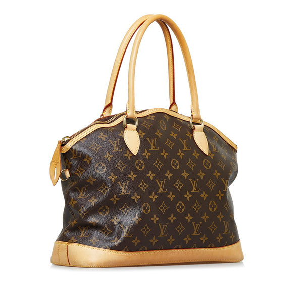 ルイ ヴィトン モノグラム ロックイット ホリゾンタル ハンドバッグ M40104 ブラウン PVC レザー レディース LOUIS VUITTON 【中古】