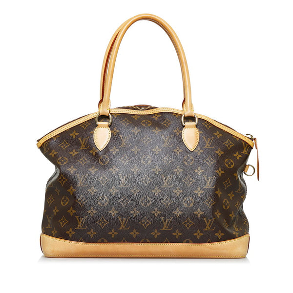 ルイ ヴィトン モノグラム ロックイット ホリゾンタル ハンドバッグ M40104 ブラウン PVC レザー レディース LOUIS VUITTON 【中古】