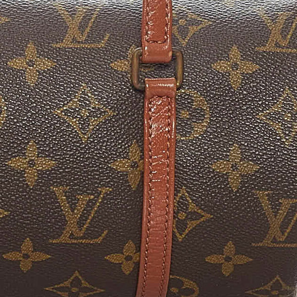 ルイ ヴィトン モノグラム 旧パピヨン M51366 ブラウン PVC レザー ハンドバッグ レディース LOUIS VUITTON 【中古】