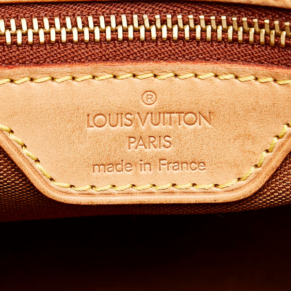 ルイ ヴィトン モノグラム ミニ ルーピング ワンショルダーバッグ M51147 ブラウン PVC レザー レディース LOUIS VUITTON 【中古】