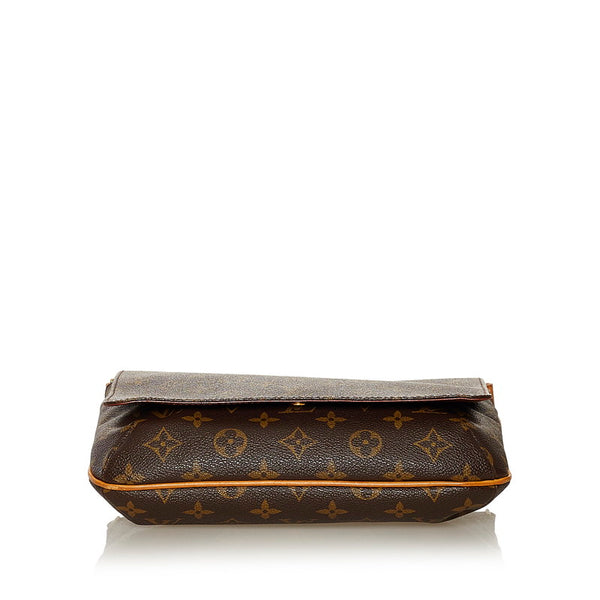 ルイ ヴィトン モノグラム ミュゼットタンゴ ショート ショルダーバッグ M51257 ブラウン PVC レザー レディース LOUIS VUITTON 【中古】