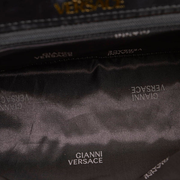 ヴェルサーチェ ショルダーバッグ イエロー パープル レッド レザー レディース VERSACE 【中古】